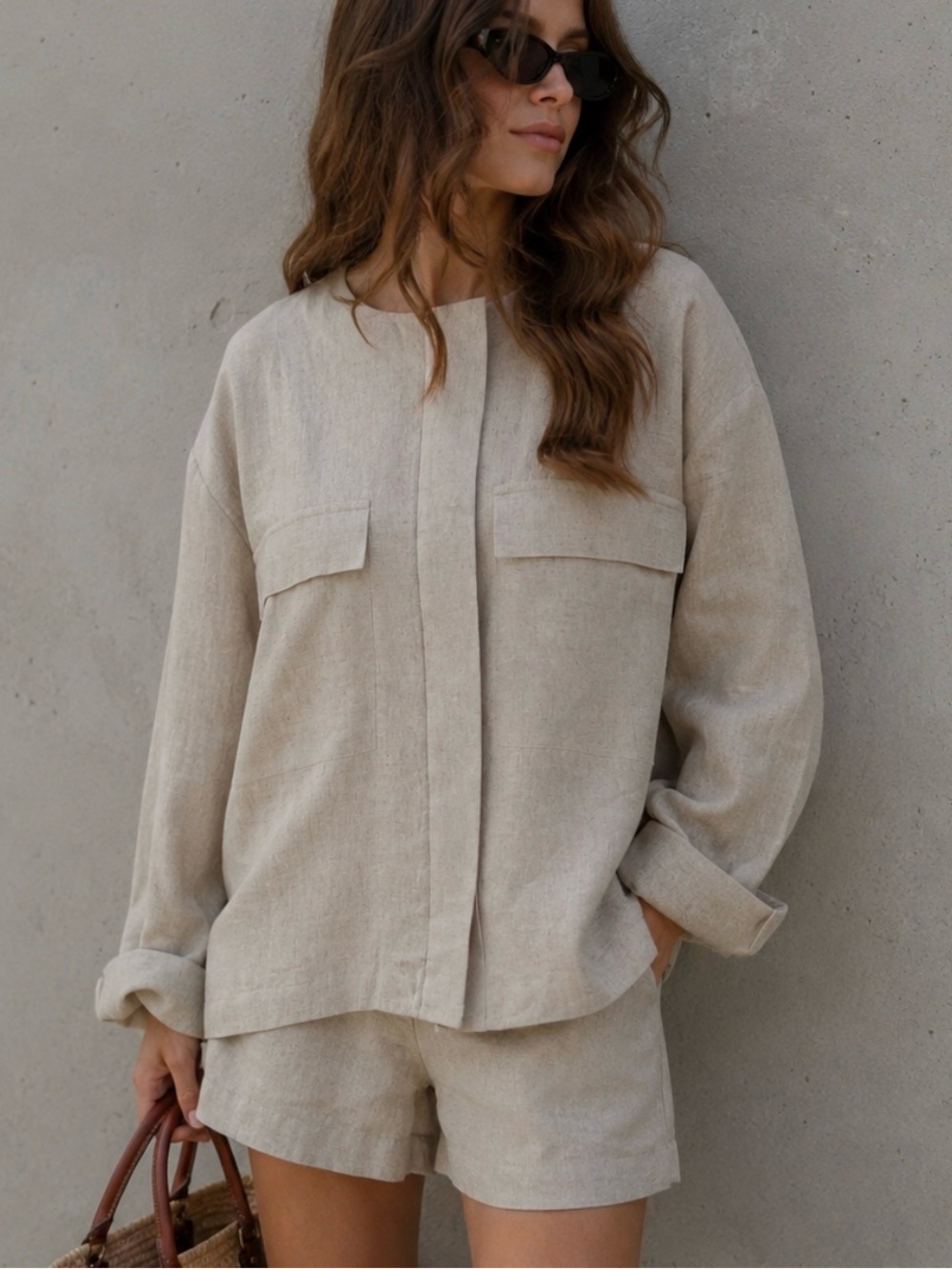 Vince Camuto Linen Blend Jacket/Quiet Luxury | Coastal Chic NWT SIZE: XL